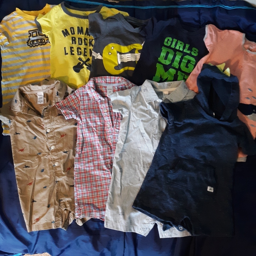 Lot of 9, short 1 piece outfits
